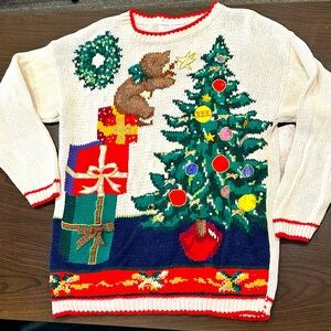 Vintage Casual Corner Christmas sweater size L
